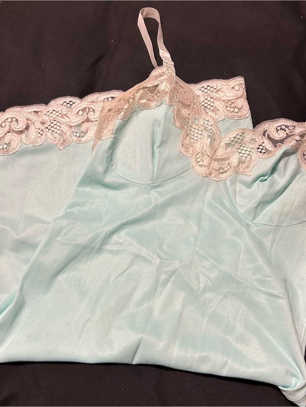Baby Blue Vintage Slip